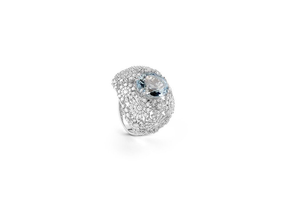 Damiani - Anello Margherita - Oro Bianco - Diamante
