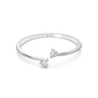 Swarovski - Bracciale Rigido Mesmera - Cuore - Bianco