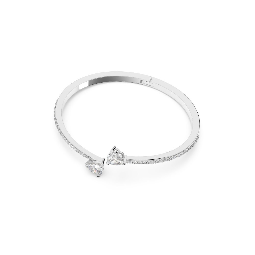 Swarovski - Bracciale Rigido Mesmera - Cuore - Bianco