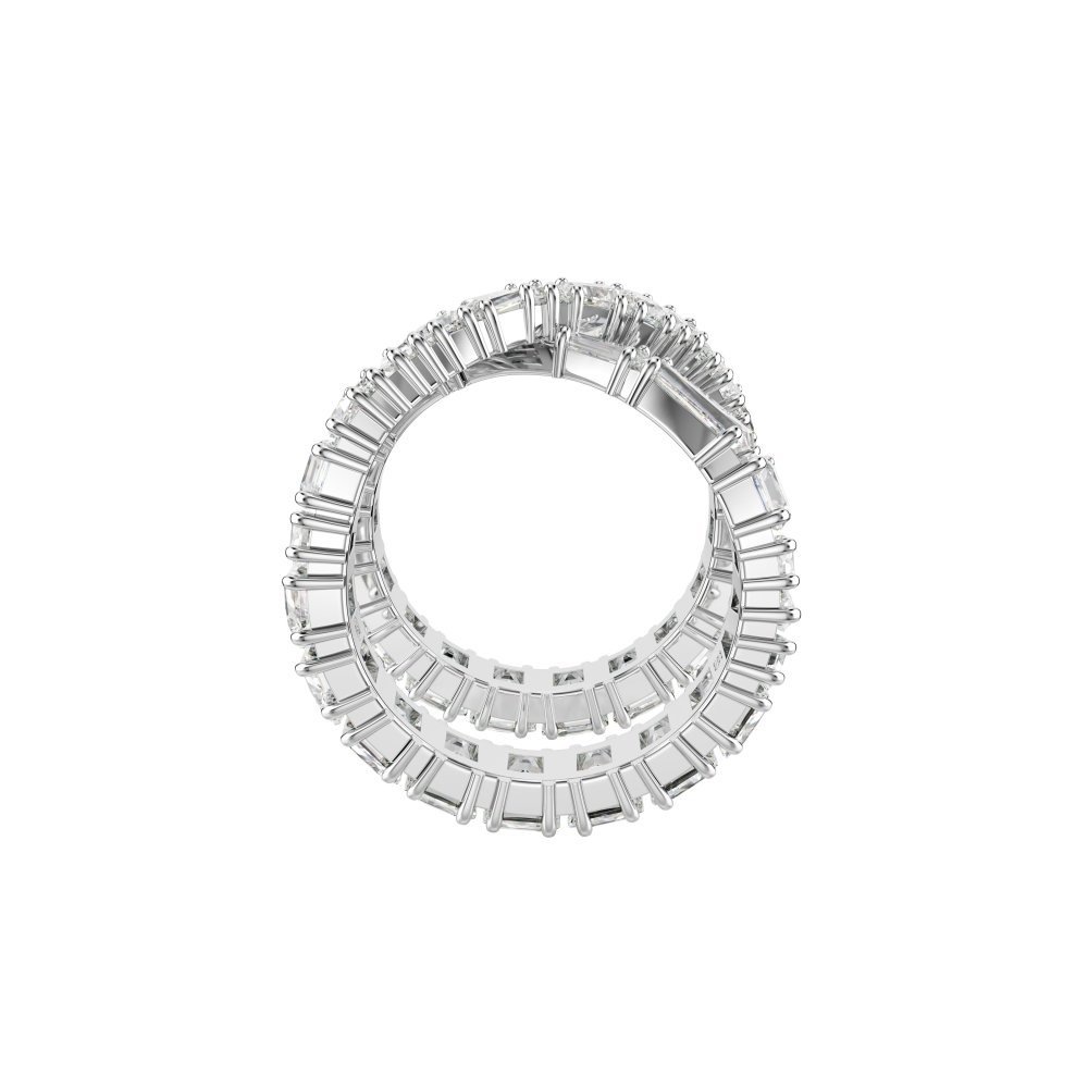 Swarovski - Anello Hyperbola - Placcato Rodio