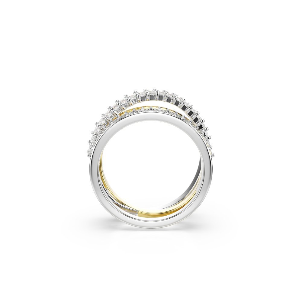 Swarovski - Anello Hyperbola - Mix Di Placcature