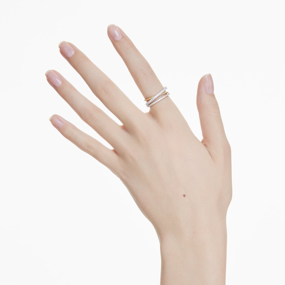 Swarovski - Anello Hyperbola - Mix Di Placcature