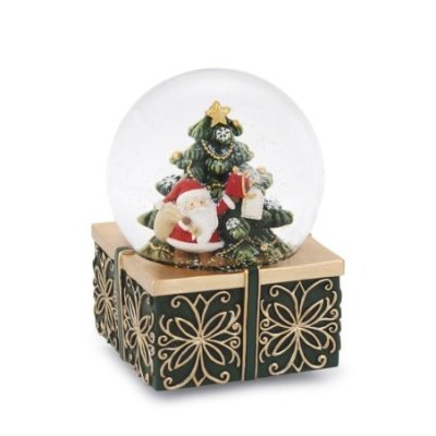 Henriette - Carillon Babbo Natale - Vetro - Resina