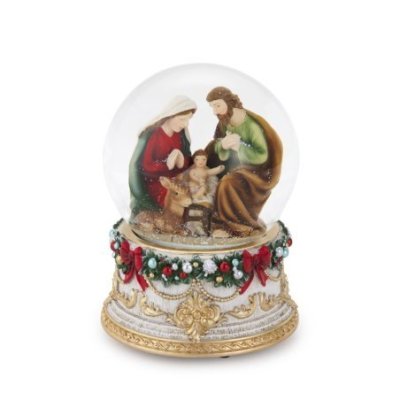 Henriette - Globo Carillon Nativita' - Vetro - Resina