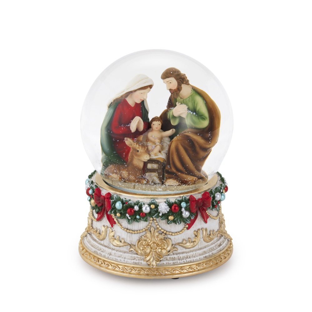 Henriette - Globo Carillon Nativita' - Vetro - Resina