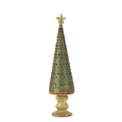 Henriette - Albero Rombi Verde - Resina - Multicolor