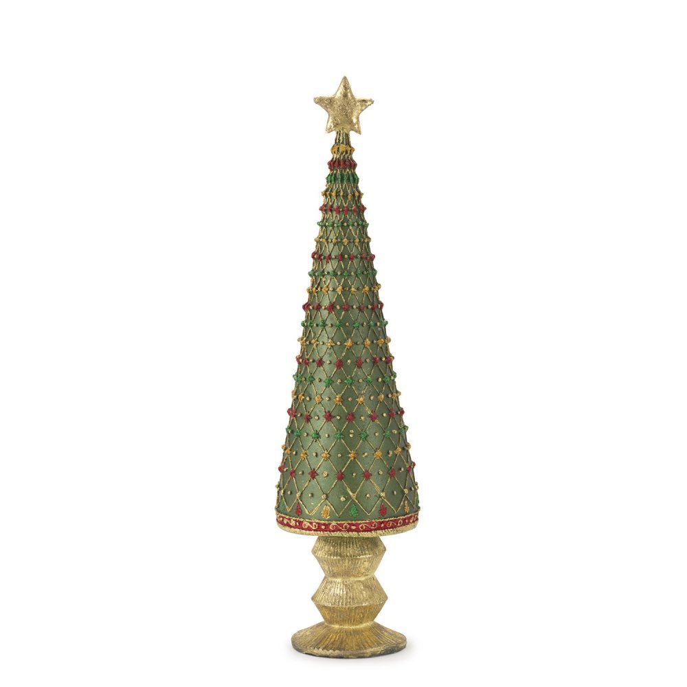 Henriette - Albero Rombi Verde - Resina - Multicolor