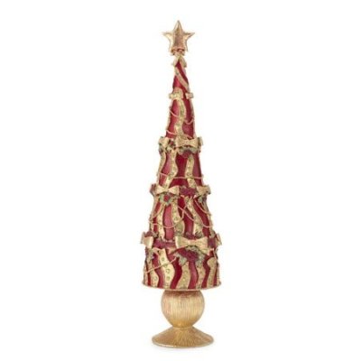 Henriette - Albero Fiocchi Rosso - Resina - Multicolor