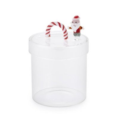 Henriette - Barattolo Babbo Natale - Borosilicato - Multicolor