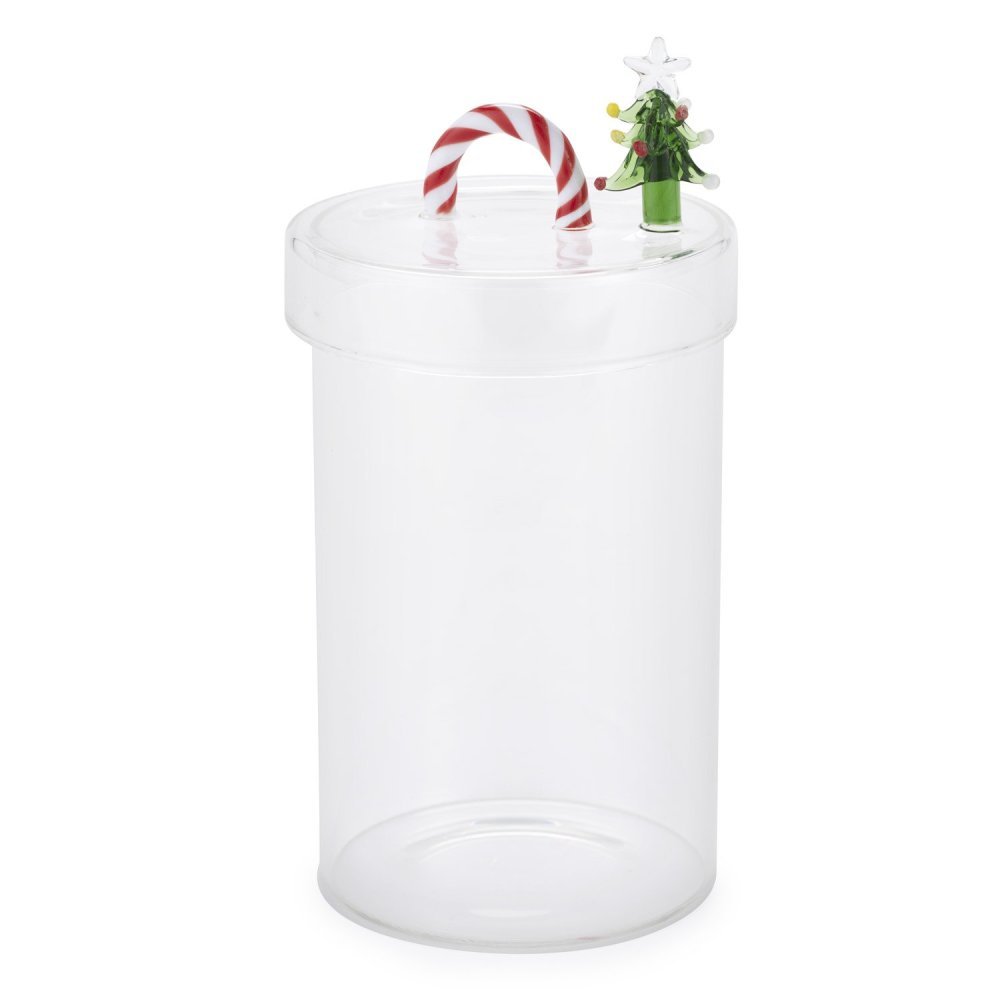 Henriette - Barattolo Albero Natale - Borosilicato - Multicolor