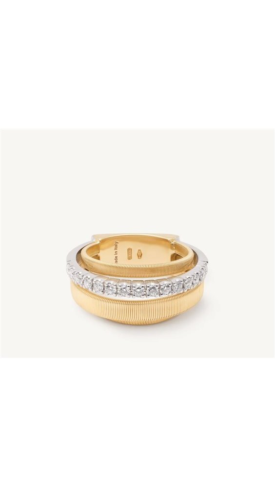 Marco Bicego - Anello 4 Fili - Oro Giallo - Diamanti