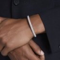 Swarovski - Bracciale Rigido Sublima - Cristalli - Bianco