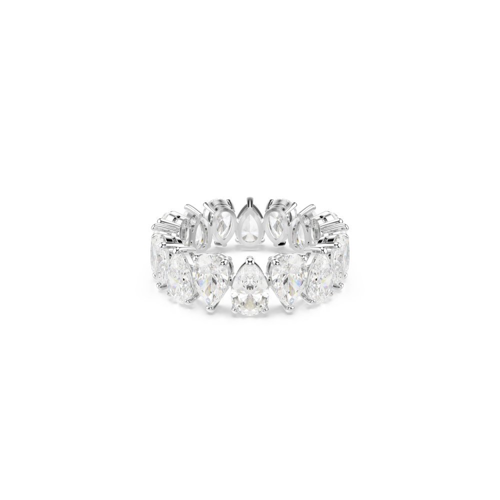 Swarovski - Anello Matrix Vittore - Bianco - Placcato