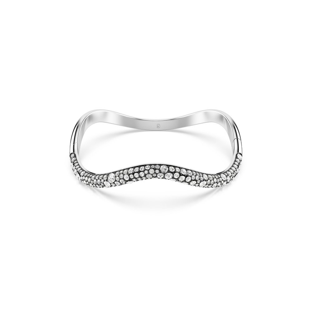 Swarovski - Bracciale Rigido Sublima - Cristalli - Bianco