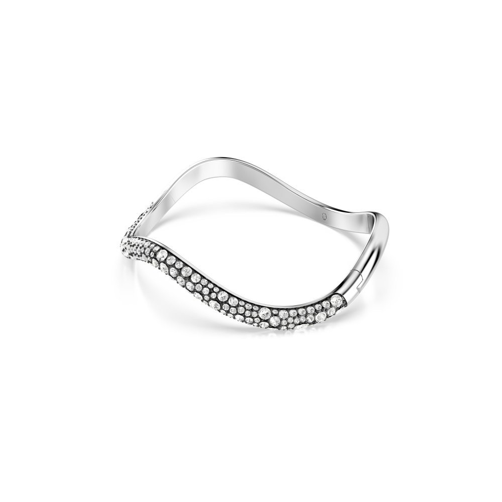 Swarovski - Bracciale Rigido Sublima - Cristalli - Bianco