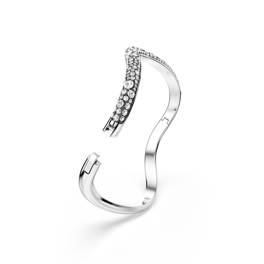 Swarovski - Bracciale Rigido Sublima - Cristalli - Bianco