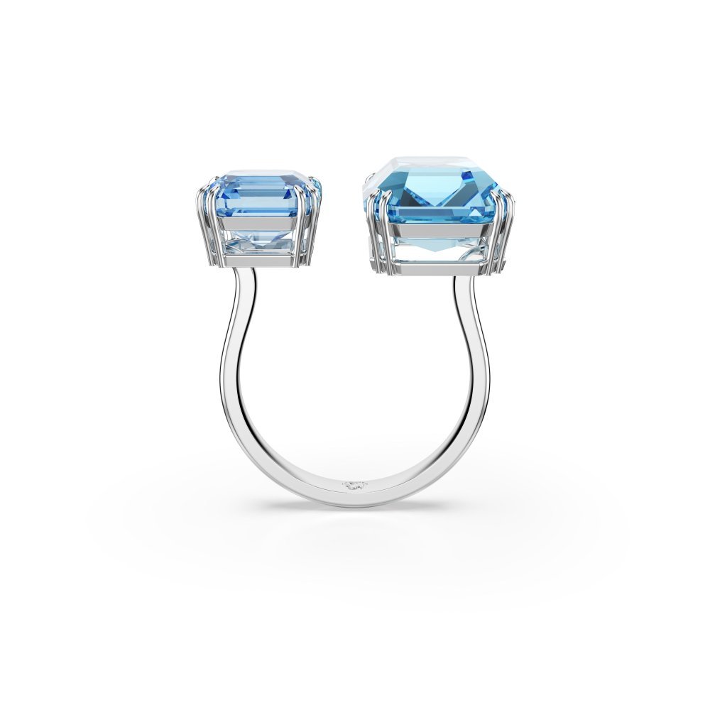 Swarovski - Anello Aperto Millenia - Blu - Placcato Rodio