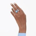Swarovski - Anello Aperto Millenia - Blu - Placcato Rodio