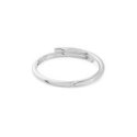 Swarovski - Bracciale Rigido Dextera - Bianco - Rodio