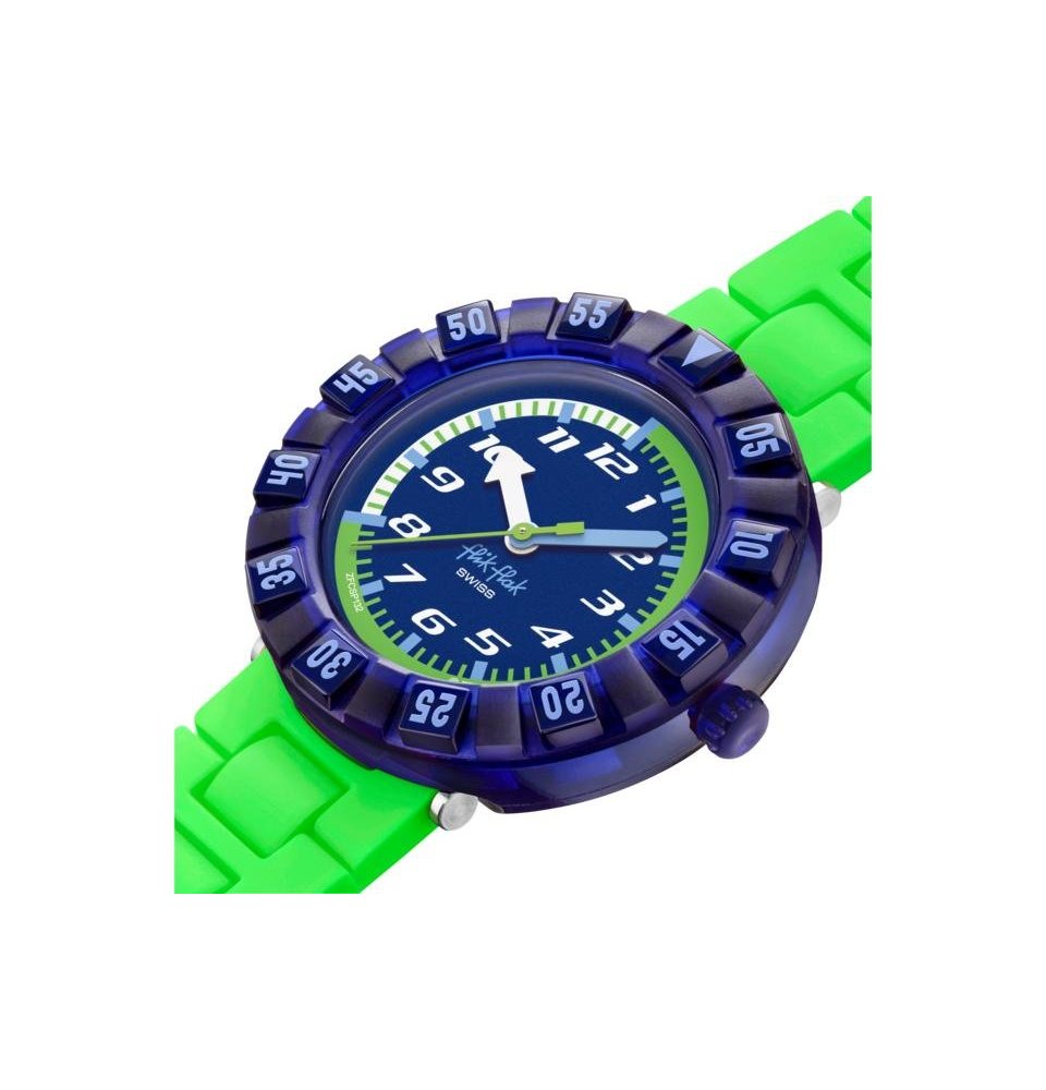 Flik Flak - Neonbrick - Orologio Educativo - Blu