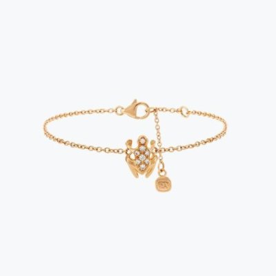 Dada Arrigoni - Bracciale Happy Frog Mini - Oro - Pietre Preziose
