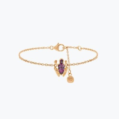 Dada Arrigoni - Bracciale Happy Frog Mini - Oro - Pietre Preziose