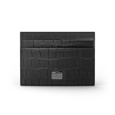 Giovanni Raspini - Portacarte Pelle - Croco Nera