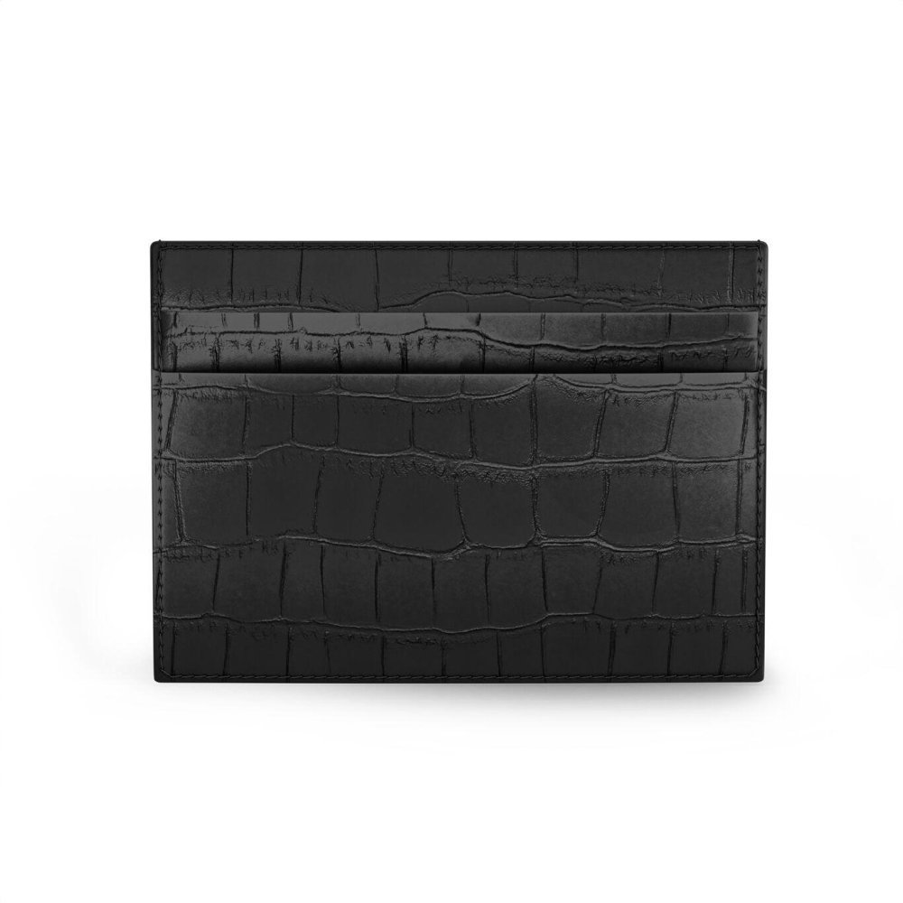 Giovanni Raspini - Portacarte Pelle - Croco Nera
