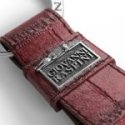 Giovanni Raspini - Portachiavi Pelle - Croco Borgogna