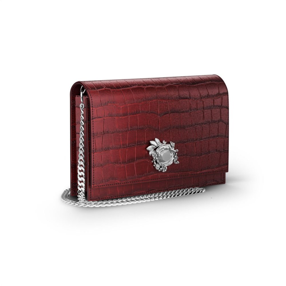 Giovanni Raspini - Pochette Jungle - Pelle Croco