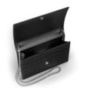 Giovanni Raspini - Pochette Jungle - Pelle Croco - Nera