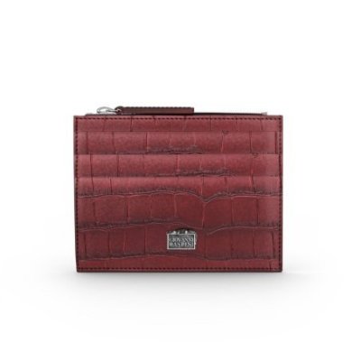 Giovanni Raspini - Portacarte Con Zip - Pelle Croco