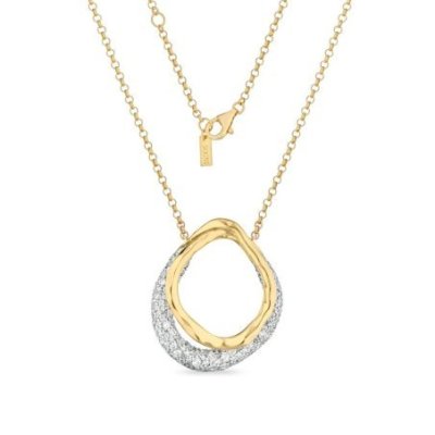 Sogni - Collana Doppio Cerchio - Argento Dorato