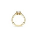 Swarovski - Anello Cocktail Stilla - Bianco - Oro