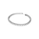Swarovski - Braccialetto Matrix Tennis - Bianco - Placcato Rodio