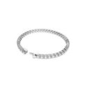 Swarovski - Braccialetto Matrix Tennis - Bianco - Placcato Rodio