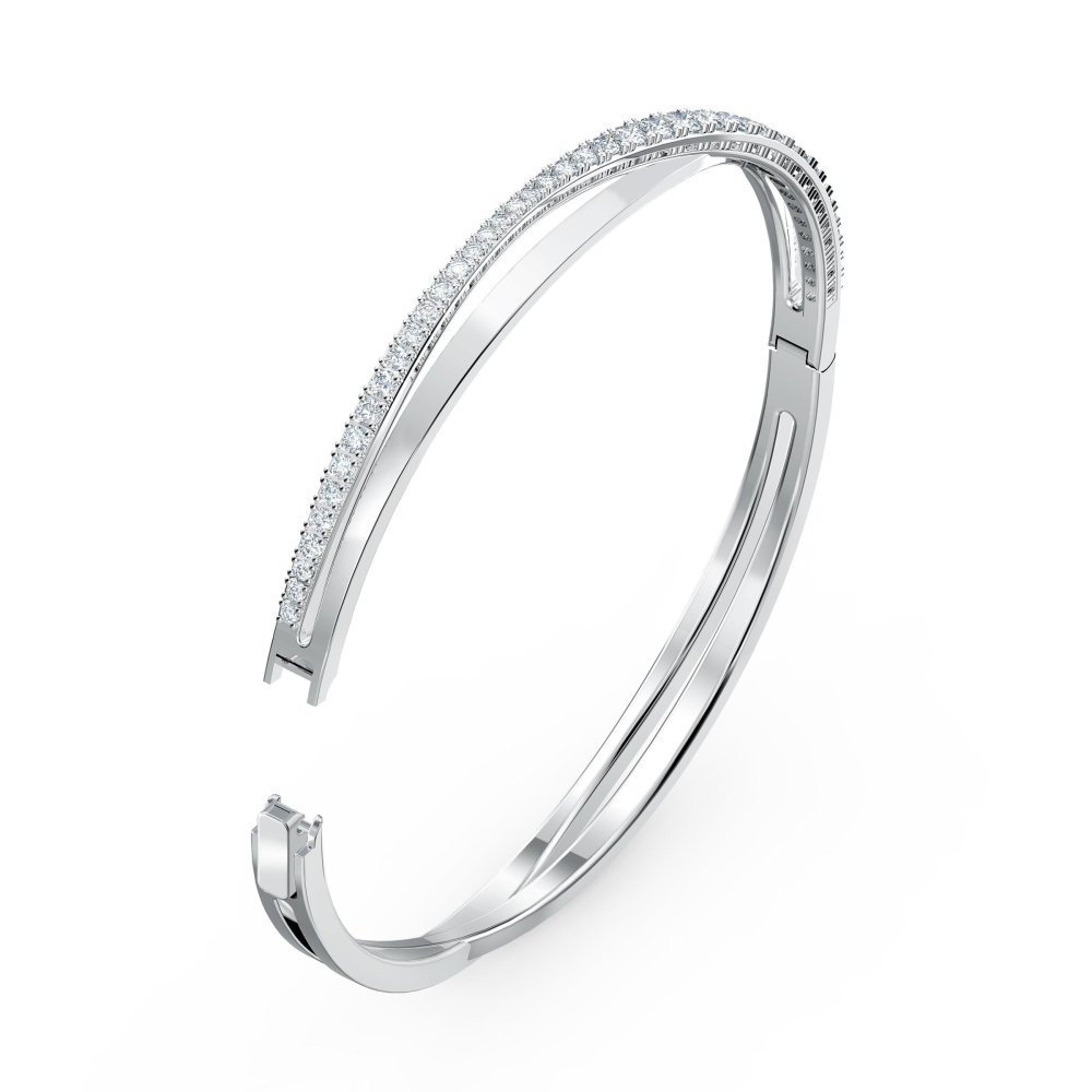 Swarovski - Bracciale Hyperbola - Elegante - Bianco