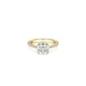Swarovski - Anello Stilla - Placcato Color Oro - Bianco