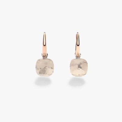 Pomellato - Orecchini Nudo Petit - Oro Rosa - Topazi