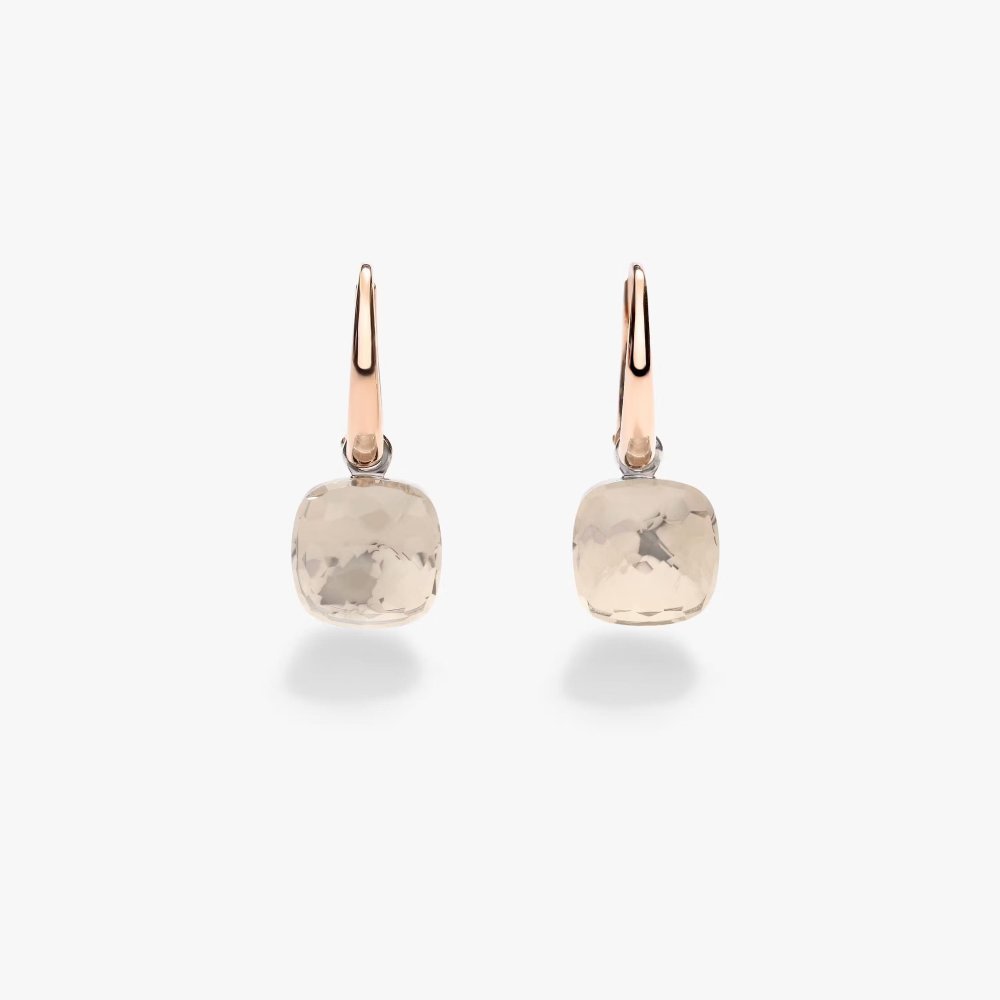 Pomellato - Orecchini Nudo Petit - Oro Rosa - Topazi