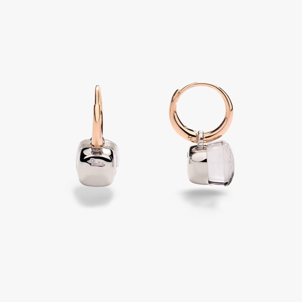 Pomellato - Orecchini Nudo Petit - Oro Rosa - Topazi