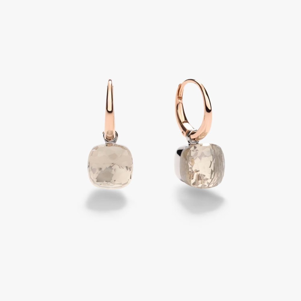 Pomellato - Orecchini Nudo Petit - Oro Rosa - Topazi