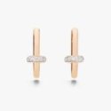 Pomellato - Orecchini Iconica - Oro Rosa - Diamanti