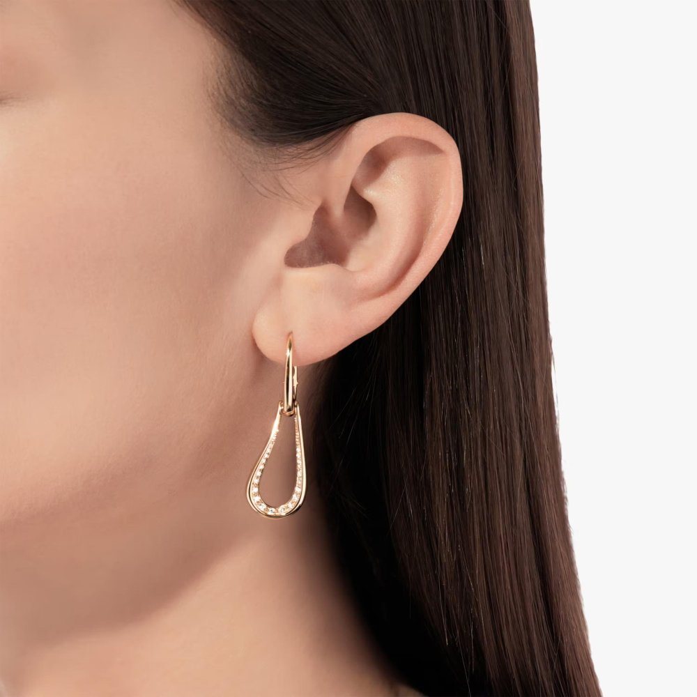Pomellato - Orecchini Fantina - Oro Rosa - Diamanti