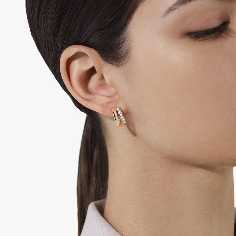 Pomellato - Orecchini Together - Oro Rosa - Diamanti