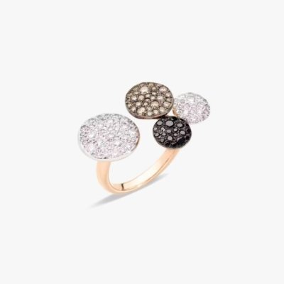 Pomellato - Anello Sabbia - Oro Rosa 18K - Diamanti