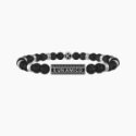 Kidult - Bracciale Fratello - Acciaio - Pietra Lavica