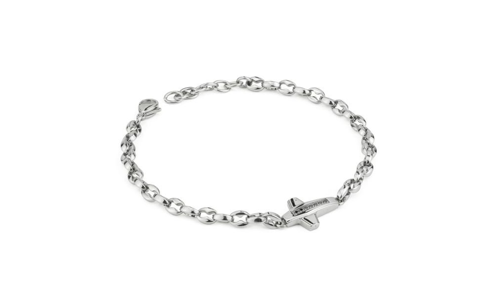 Boccadamo - Abr767 Bracciale - Acciaio - Zirconi