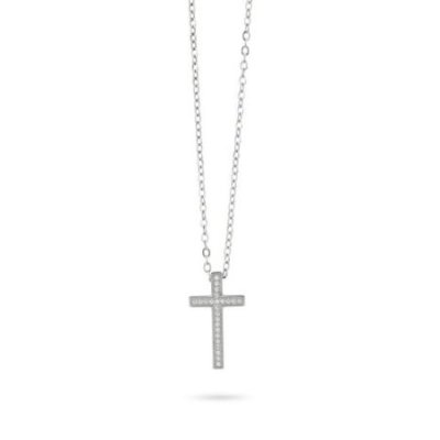Boccadamo - Collana Uomo - Acciaio Inossidabile - Zirconi