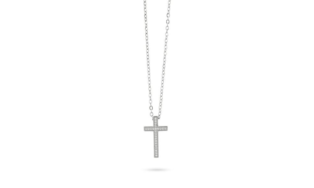 Boccadamo - Collana Uomo - Acciaio Inossidabile - Zirconi Boccadamo - Collana Uomo - Acciaio Inossidabile - Zirconi